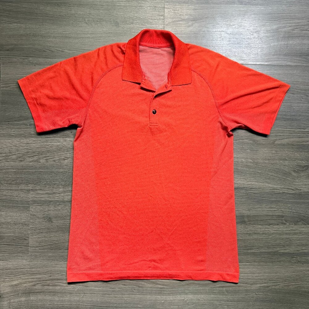 Lululemon Men's Metal Vent Tech Polo - Orange